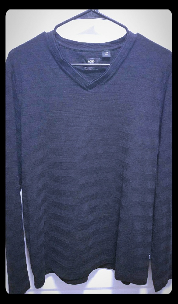 *ON SALE* Hugo Boss Black V-Neck Long Sleeve Shirt